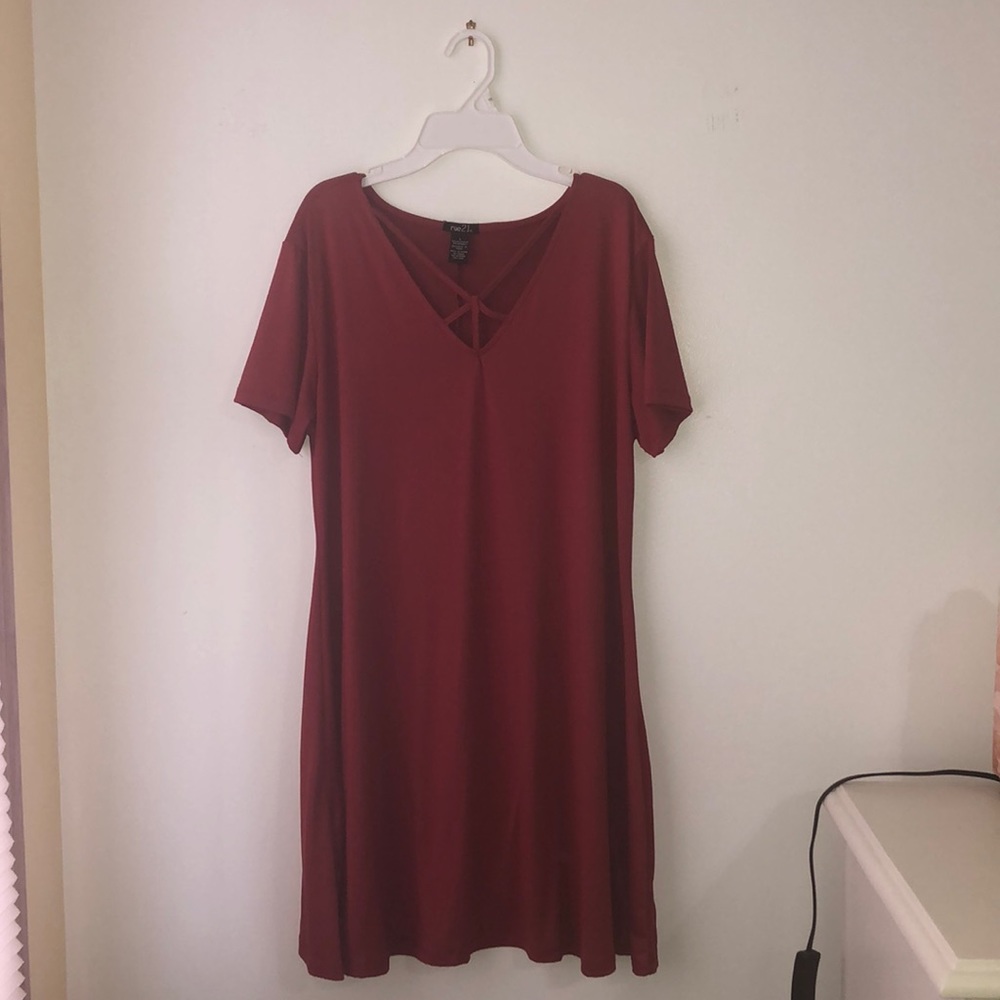 Rue 21 Burgundy/Red Dress